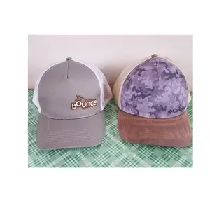 Good Supplier manufacture Custom 5 Panels 2 tone colors baseball caps outdoor unisex snapback hats cap