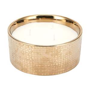 Milieu du siècle moderne pas cher Durable métal cuivre votif rond martelé bougeoir or Rose pour mariage anniversaire décor - Product Image 2