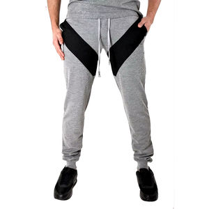 Pantalon de jogging athlétique personnalisé pour homme, écologique, à séchage rapide, respirant, grande taille, en toile, pour la gym, l'entraînement, la course, décontracté, en molleton - Product Image 1