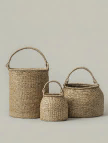 2025 multi-usages minimaliste mode stockage bambou panier pratique maison bureau hôtel utilisation écologique blanchisserie stockage des aliments - Product Image 4