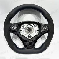 Volant de voiture en cuir suédé haut de gamme, vente directe d'usine, pour BMW E90 E91 E92 E93 E82 E88 E87 M3, volant sport