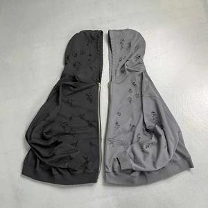 Streetwear personnalisé Fabrication Sweat à capuche zippé de qualité supérieure Design vieilli Sweat à capuche lourd Streetwear Fabricant de vêtements - Product Image 1