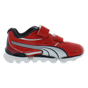 Zapatos Puma Walleri para Bebés, Color: Rojo/Azul Marino/Plateado, 100% Auténticos - Product Image 1