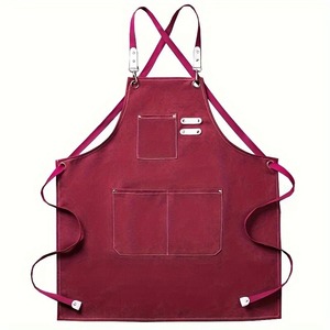 2025 nouveauté tabliers cuisine h-épaule étendue toile drôle mignon cuisine Chef tablier pour cuisine homme femmes - Product Image 5