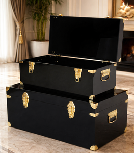 กล่องเก็บของโลหะสีฟ้าอ่อนและสีเหลือง กล่องเก็บของหลากสี - Product Image 6