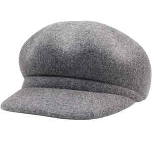 Béret en laine classique doux, tissu léger et confortable pour les tenues décontractées quotidiennes, mode automne-hiver, style urbain - Product Image 1