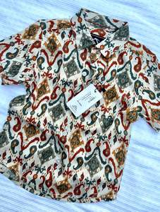 OEM Comfortable Rayon Half-Sleeve Boys' <b>Shirt</b> with Canvas Collar Casual Partywear for Weddings Birthdays Picnics Wholesale India - Product Image 3