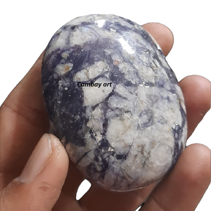 Wholesale Premium Quality Clear Quartz for Palmstone Oval Shape Religious/<b>Mascot</b> Style Home Decor From India - Product Image 3