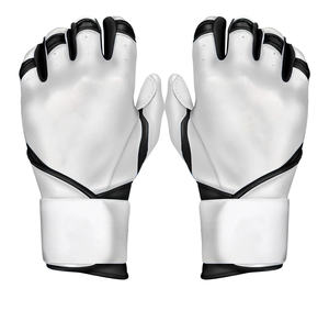 New 2025 Sublimated Goatskin Digital Leather Baseball <b>Batting</b> Gloves For Adults Soft Durable Professional OEM Custom Design - Product Image 6