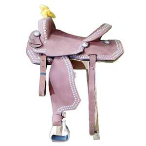 Sillín de caballo de cuero occidental hecho a mano Trail Barrel Racing Roping Reining Saddle, opciones personalizadas disponibles - Product Image 2