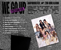 BABYMONSTER - [ WE GO UP ] 2ème mini-album (Version POSTCARD) Album KPOP Best Seller en Corée