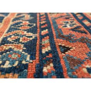 Aalam <b>Blue</b> Hand Knotted Wool Rugs Geometric Pattern for Home Decor-Paem-32 - Product Image 3