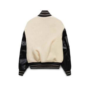 Chaquetas de béisbol con botones para hombre, chaquetas universitarias personalizadas de lana y cuero, nueva condición, ropa de lona, precio al por mayor - Product Image 2