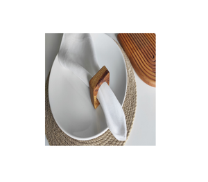 Vaisselle faite à la main serviette en bois anneau ensemble de forme plaqué or serviette anneau articles pary au mieux boîte brune emballage - Product Image 5