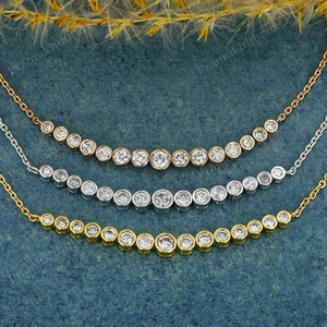 Vente chaude Pass Diamant Testeur Moissanite Diamants Réglable Bolo Chaîne Bracelets Hip Hop Diamant Bracelet Bijoux De Mode - Product Image 3