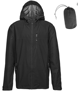High Quality <b>Men's</b> Rain Waterproof <b>Jacket</b> Light Weight Packable Windbreak <b>Jacket</b> <b>Cycling</b> Raincoat with Hood Outdoor Casual - Product Image 3