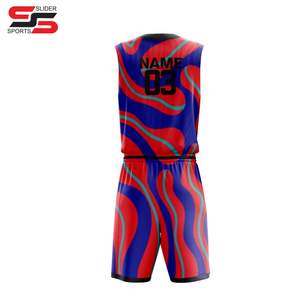 Pas cher Derniers maillots uniformes broderie respirants maillots de basket-ball conception chemise uniforme uniformes de basket-ball personnalisés - Product Image 2