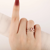 Bague de fiançailles VVS1 personnalisée en forme de cœur 1CT D couleur Ensemble de pierres précieuses pour couple de mariage Bague Moissanite pour femme