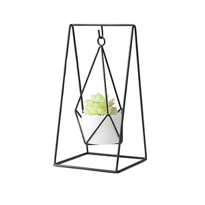 Productos para el hogar inteligente Precio de fábrica al por mayor Macetas de metal Soporte colgante de hierro para decorar su hogar y colgar sus macetas favoritas - Product Image 1