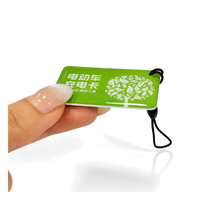 Carte RFID en époxy personnalisée, étanche, 13,56 MHz, MIFARE DESfire, pour la recharge de vélos électriques et de véhicules électriques
