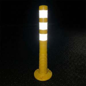 Delinator 75x8 cm Bouée Flexible Jaune en TPU pour Avertissement de Circulation - Product Image 3