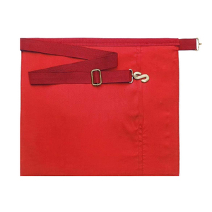 Tabliers maçonniques personnalisés de conception OEM à bas prix en vente Tabliers maçonniques en coton sur mesure - Product Image 3