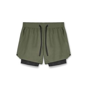 Shorts de sport IOTA SPORTS 2 en 1, écologiques, séchage rapide, super doux, extensibles, pour l'entraînement, impression de logo personnalisée - Product Image 6