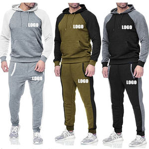 New Design Custom Logo 100% Cotton Heavy <b>Weight</b> French Terry Oversized Fit Drop Shoulder <b>Blank</b> Men's Hoodie and sweat suit - Product Image 1