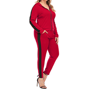 Wholesale Custom Design Jogger suit Cotton <b>Thick</b> Sports Hoodie <b>Leggings</b> Slim <b>Women's</b> Tracksuits For Sale Low Price - Product Image 5
