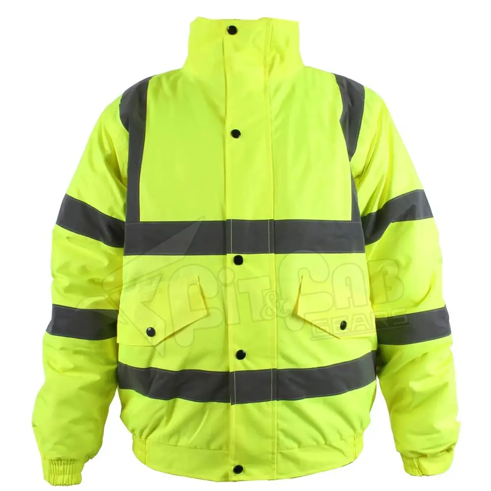 Safety Work Hi Vis Reflective Jacket Top Selling Safety Jacket High Visibility Work Wear Safety Clothing