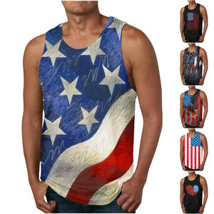 Camiseta sin mangas de entrenamiento para hombre, ropa deportiva sin mangas, de punto, transpirable, lavada - Product Image 4