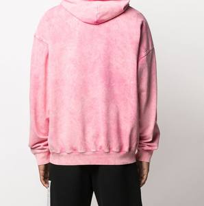 Sudaderas con capucha de lavado ácido GSM 500 para hombre de la mejor calidad diseño personalizado con logotipo frontal ajustado directo de la fábrica de Pakistán - Product Image 5