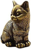 Mini Statue d'Hérisson en Laiton Adorable et Articulée, Figurines Thème Noël, Décoration Artisanale en Bambou et Rotin au Design Simple et Moderne