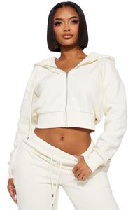 Conjunto Deportivo Y2K con Pedrería, Sudadera con Capucha y Pantalones Acampanados, Estilo Urbano - Product Image 5