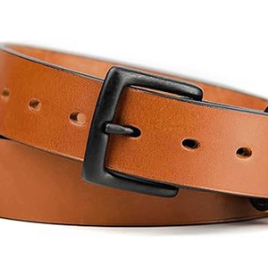 Ceinture en cuir décontractée et formelle pour homme GENTS GARB avec boucle en alliage, durable et écologique, longueur personnalisée - Product Image 2