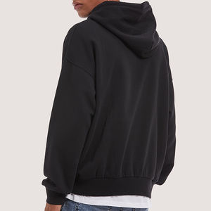 Sudaderas Personalizadas con Bordado de Texto para Hombre y Mujer, 100% Algodón, Lavado Ácido, Logotipo Serigrafiado, Transpirables y de Secado Rápido - Product Image 3