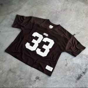 เสื้อเจอร์ซีย์ตาข่ายแบบใหม่สำหรับฝึกซ้อม รับทำโลโก้ตามสั่ง ผลิตแบบ OEM/ODM ขายดี ระบายอากาศได้ดี ผลิตจากโพลีเอสเตอร์ เหมาะสำหรับกีฬาอเมริกันฟุตบอลและเบสบอล - Product Image 1