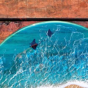 Planche à découper en bois durable, construction solide et épaisse pour une découpe facile des viandes et légumes, planches à découper artisanales en solde - Product Image 3