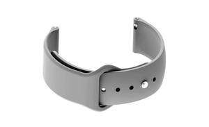 JD1606 Gray Unisex Sports <b>Watch</b> Band Soft Lightweight Breathable Comfortable Adjustable Water-Resistant Silicone 20-22mm <b>Watch</b> - Product Image 5