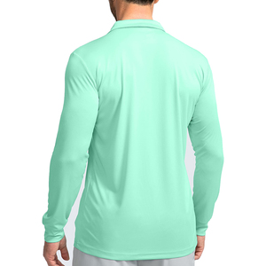 Polo para Hombre, Ropa Deportiva Transpirable, Color Sólido Personalizado, Manga Larga, Cuello Camisero, Polo de Alta Calidad para Hombre - Product Image 2