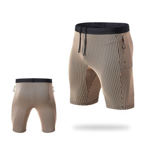 Material de LICRA y poliéster hecho para hombre, pantalones cortos de compresión para gimnasio, ropa de entrenamiento, pantalones cortos de compresión para hombre - Product Image 5