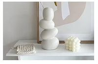 Hot Selling Keramik vase im europäischen Stil Eierform Abstrakte Vase Luxus Keramik Blumenvase für Heim-und Hotel dekoration 2025