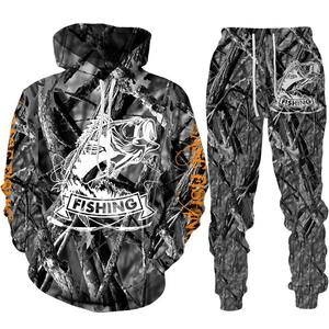 Nueva sublimación impresa al por mayor trajes de sudor transpirable con capucha conjunto de 2 piezas chándales de diseño elegante de alta calidad - Product Image 2