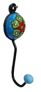 Heavy Duty Wall Mounted Coat <b>Hooks</b> Ceramic Bathroom <b>Towel</b> <b>Hooks</b> with Painted Finished for Clothes and Hat Hanger - Product Image 6