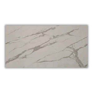 Plaque de quartz Unionstone, collection Calacatta Zembrino, application murale moderne, imperméable, grande dalle - Product Image 3