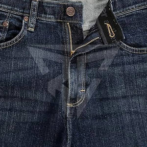 Venta al por mayor de ropa de hombre por encargo de alta calidad 100% algodón Jeans Pantalones cortos Casual patrón sólido Venta en línea - Product Image 4
