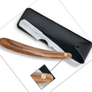 Kit de barbier avec lame interchangeable, rasoir droit manuel fabriqué par Pissco Pakistan - Product Image 2