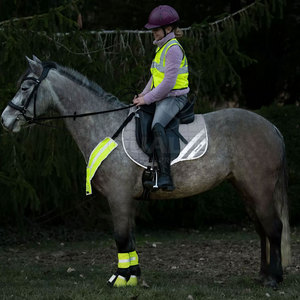Les tapis de selle de cheval de qualité professionnelle avec doublure en tissu améliorent les performances d'équitation à faible quantité minimale de commande - Product Image 5