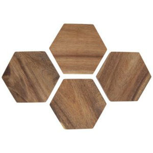 Posavasos de madera Natural de alta calidad, posavasos decorativos de último diseñador para taza de café, posavasos para bebidas, accesorios para beber - Product Image 4