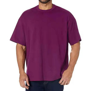 T-shirts surdimensionnés pour hommes en coton, design personnalisé, légers, respirants, de qualité supérieure, à prix avantageux - Product Image 1